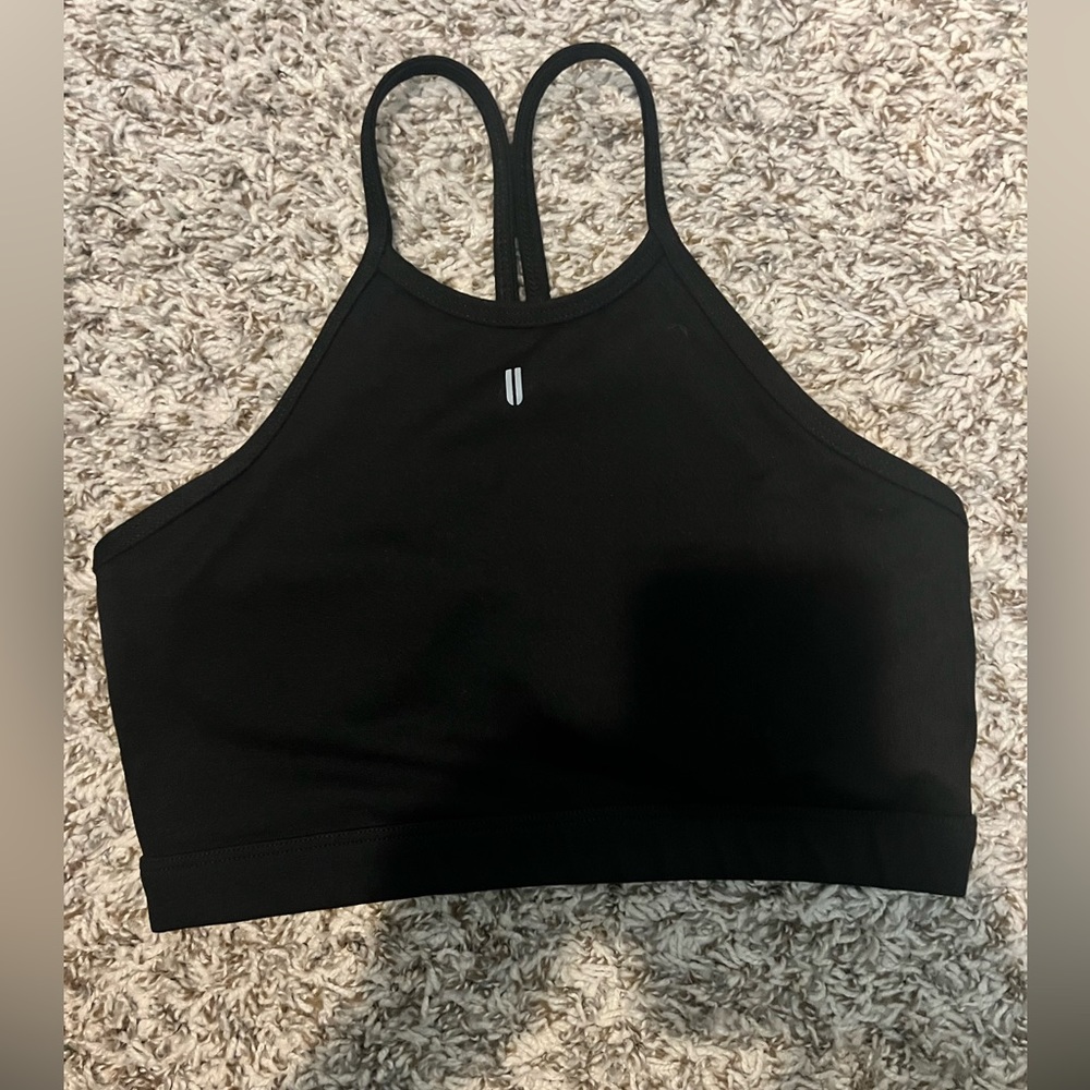 NOBULL Black High-Neck Racerback Sports Bra